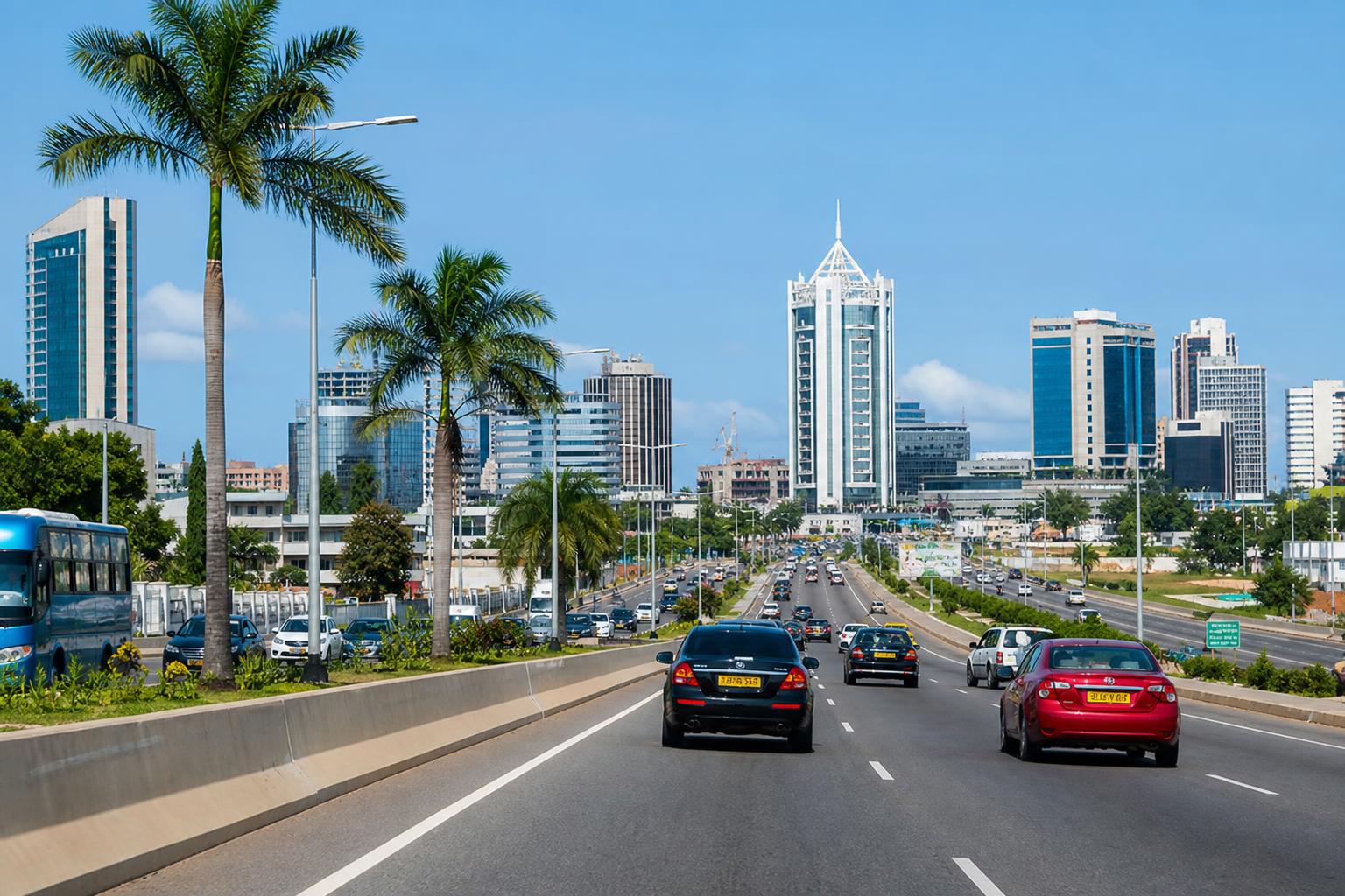 Accra highway, Ghana